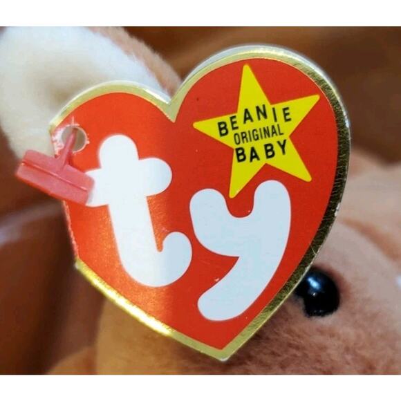 1996 TY 6 Inch Brown Kangaroo Joey Stuffed Animal Plush Toy Collectible Zoo Gift - Picture 10 of 13